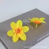 Cabeça de Orquídea Simulada, Cabeça de Flor de Pulso, Guirlanda de Flores, Flor de Grampo de Cabelo, Flor para Caixa de Presente DIY Artesanal, Flor para Decoração de Prato de Hotel Restaurante