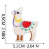 Pegatinas de tela bordadas de alpaca de dibujos animados Xiaotian para ropa, parches de camello del desierto, pegatinas para computadora, bordado Zhang Zi, subsidios de bordado
