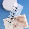 Clip de Goma Mate para Perlas 2025 Ecológico Transfronterizo Más Vendido Clip de Joyería Seguro de Goma con Pintura en Spray Perlada de Moda