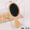 Cepillo para el Cabello con Forma de Huevo Transfronterizo para Mujeres, Peine de Airbag para el Hogar, Peine de Cojín de Aire con Cerdas de Bambú, Cepillo para el Cabello Antiestático, Peine Pequeño Portátil