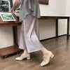 Zapatos Mary Jane para Mujer de Cuero Genuino, Suela Blanda, Tacón Grueso, Correa Única, Punta Cuadrada, Estilo Retro, Lazo