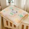 Colcha de Verão de Seda Fresca Colcha de Ar Condicionado Sorvete Verão Infantil Jardim de Infância Colcha de Seda Gelo Solteiro Lavável Colcha de Verão