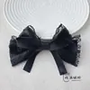 Estilo Oscuro Dulce Fresco Encaje Tela de Doble Capa Lazo Bolsas DIY Zapatos Flor Sombrero Accesorios Accesorios para el Cabello Accesorios para Ropa
