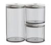 Tarro de plástico transparente redondo sellado, tarro de alimentos de gran capacidad, tarro de almacenamiento para cocina, tarro de almacenamiento para refrigerios y frutas secas, venta al por mayor