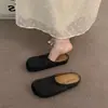 Pantuflas Tejidas Estilo Francés con Diseño Hueco, Transpirables, Mocasines Cerrados de Verano para Mujer 2026, Calzado de Exterior, Sandalias Estilo Francés