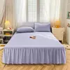 Falda de cama de comercio exterior pieza única 1.8m funda protectora a prueba de polvo antideslizante ropa de cama funda de colchón 2m Simmons exportación transfronteriza generación