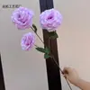 Nova Flor Artificial Rosa Feliz de 3 Cabeças Estilo Monroe Decoração de Cena de Casamento Decoração de Casa Conjunto para Estúdio de Fotografia