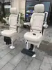 Capitán Barco Jefe Asiento del Conductor Fibra de Vidrio Aleación de Aluminio Aplicación de la Ley Turismo Oficial Pesca Yates Asiento del Timón de la Embarcación