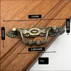 Manijas Antiguas Populares de Aleación de Zinc Estilo Chino para Puertas y Cajones de Gabinetes, Manijas de Bronce Electrochapado de Agujero Único/Doble para Gabinetes de Muebles en Stock