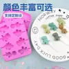 Molde de Silicone para Pirulito de Dinossauro com 8 Peças (Sem Palito) Pirulito DIY para Assar Grau Alimentício Resistente a Altas Temperaturas para Crianças