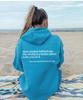 Comércio Exterior Suéter Feminino Forrado com Lã Estampa de Letra Slogan Bolso Canguru Cordão Moletom Estampado Oversized