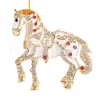 Pendente Acrílico Estampa Plana 2D Esquilo Castanho Ouriço Estilo Novo Transfronteiriço Decorações de Natal Pingente de Árvore de Natal