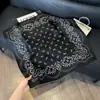 Pañuelo de Seda 70 Cuadrado Moda Coreana de Alta Gama Versátil Profesional Seda Sintética Pequeño Pañuelo de Cuello Estampado Retro Pañuelo de Seda para Mujer