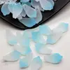 Liquidação: Pétalas de Flor de Vidro, Pétalas de Flor de Jasmim 11x20mm, Estilo Antigo Hanfu DIY Grampo de Cabelo Artesanal Acessório de Cabelo 9Zc