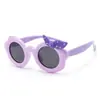 Lindas Gafas de Sol con Lazo para Niñas, Gafas de Sol Polarizadas de Silicona con Dibujos Animados para Bebés, Visera Solar para Niños, Moda Nuevo Estilo al por Mayor