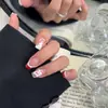 Pegatinas para Uñas Artísticas de Navidad Estampado en Caliente Repujado Papá Noel Árbol de Navidad Copos de Nieve Lindos Estéreo Otoño e Invierno Accesorios para Uñas