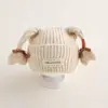 Gorro para niños, gorro con forma de estrella, gorro de punto para bebé, gorro de punto para otoño e invierno, estilo lindo y versátil, unisex, mantiene a los bebés abrigados y protege sus orejas