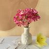 Simulación transfronteriza de jazmín, decoración para el hogar, sala de estar, flores falsas, arreglos florales para bodas, flores de mano de alta calidad, flores hechas a mano.