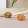 Tesoro de Talla de Sándalo Lingote Pequeño Madera Maciza Colgante DIY Llavero de Teléfono Móvil Adorno Colgante Estilo Accesorio para Bolso