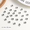 Accesorios Kt para Uñas de Gato Aleación Gato Metal Uña Desgaste Uña Diamante Adornos Hueco Gato Diamante Cabeza de Gato Uña Arte Diamante Adornos
