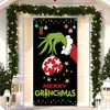 2025 Cortina de Porta Banner de Natal Transfronteiriço Personalização Amazon Temu Decoração de Festa Decoração Tecido de Fundo para Bandeira