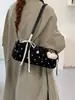 Bolso de hombro con lazo de lunares de moda transfronterizo para mujer, nuevo y elegante bolso de hombro de nicho 2026, bolso de trabajo
