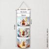 Bolsa Colgante Multifuncional para Almacenamiento en Puerta de Dormitorio Estilo Nórdico, Bolsa Colgante Plegable para Almacenamiento en Pared de Armario o Cama
