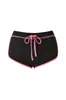 Conjunto de dos piezas para chica atractiva, estilo americano, nuevo, transfronterizo, ajustado, corto, sexy, con color de contraste y diseño de costuras visibles, que incluye una chaqueta corta con capucha y pantalones cortos