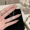 Colar de franjas fresco, doce e sofisticado para mulheres, simples, moderno, versátil, único, requintado, luxo leve, colar de clavícula de alta qualidade