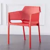 Silla de Plástico Nórdica para Adulto Moderna Simple Taburete con Respaldo Silla de Comedor Perezosa Creativa Casual Mesa y Silla de Comedor para el Hogar