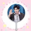 Wang Anyu Mercancía de Celebridad Artículos para Fans Abanico Grande Publicidad de Abanico Abanico Transparente Materiales para Manualidades