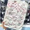 Diadema de tela de estilo coreano, nueva, colorida, con texto en inglés, de lunares rosas y cuadros, para el pelo, para niños