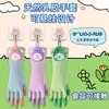 Guantes de Lavar Platos de Látex Natural para Uso en Cocina, Impermeables, Antideslizantes, Duraderos, Espesados, Guantes de Limpieza para el Hogar