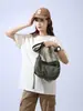 Bolso Pequeño Moda Femenina Retro Bolso de Hombro Único Cruzado Lona Ins Versátil Estudiante Compras Salida Bolso Simple Japonés para Mujer