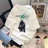 Ropa para Hombre Tallas Grandes Verano 2026 Camiseta de Manga Corta para Hombre con Estampado de Oso Violento, Sudadera Transpirable, Camiseta Básica Casual Holgada para Hombre