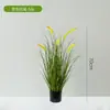 Plantas Verdes Simuladas, Hierba de Juncos de Alta Gama, Cola de Perro, Adornos para Sala de Estar del Hogar, Árboles Falsos, Decoración de Interiores, Plantas Suaves