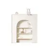Armario de chimenea de estilo francés, armario decorativo para sala de estar interior, estante de fotografía minimalista en blanco y negro para entrada de casa de huéspedes, armario de almacenamiento