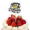 Decoraciones para Pasteles de Cumpleaños Estilo Ins de Comercio Exterior, Inserts de Número de Feliz Cumpleaños para Hornear, Suministros para Fiestas al por Mayor desde el Fabricante