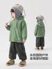 Chaqueta con Capucha de Forro Polar Estilo Europeo para Niños Invierno 2026 Nuevo Estilo Ropa de Imitación Ropa para Niños Pequeños y Niños