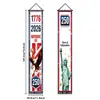 Cortina de Porta de Bandeira Pendurada de Casal para o Dia da Independência Americano de 250º Aniversário 1776-2026 Modelo Novo Transfronteiriço