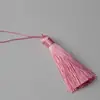 Borla de Oreja Gruesa de 8 cm Poliéster Marcador de Libros de Ropa de Gama Alta Accesorios de Talla en Madera Oreja Nudo Chino Colgante Borla Oreja