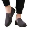 Nuevos Zapatos de Tela Old Beijing de Pana de Ajenjo para Primavera y Otoño Zapatos Casuales para Hombre Zapatos de Trabajo Casuales Negros para Personas de Mediana Edad y Mayores