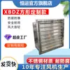 Fábrica de ventilador axial Hengyun XBDZ cuadrado de acero inoxidable anticorrosión a prueba de explosiones industrial silencioso de escape