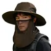 Sombrero de Protección Solar para Hombre, Nuevo Modelo Verano 2024, Sombrero de Sol para Ciclismo y Bicicletas Eléctricas, Sombrero de Pescador con Cubre Rostro para Exteriores, Sombrero de Sol para Pesca