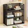 Estante de almacenamiento de escritorio multicapa, organizador de escritorio, escritorio de oficina, dormitorio estudiantil, estantería de mesa de arte de hierro simple y pequeña