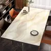 Jogo Americano com Padrão de Mármore, Não Lavável, Impermeável, à Prova de Óleo, Resistente ao Calor, Toalha de Mesa em PVC, Luxo Leve, Sensação de Alta Qualidade, Jogo Americano para Mesa de Centro de Sala de Estar