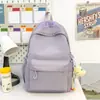 Mochila escolar para estudiantes femeninas, estilo Ins, estilo coreano sencillo, informal, para estudiantes de secundaria, mochila ligera de gran capacidad para estudiantes de secundaria.