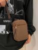 Bolso cuadrado pequeño de tela Oxford de comercio exterior, color sólido, superficie de red, bolso de mensajero para hombre, bolso de hombro para mujer, bolso de cintura transfronterizo, nuevo logotipo