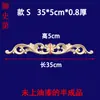 Tallado en Madera Dongyang Piezas de Flor Tallada en Madera Calcomanía Decorativa Tallada en Madera Cabezal de Puerta de Madera Maciza Marco de Puerta de Flor Larga Pared de Fondo Flor de Madera