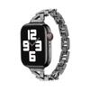 Diamante de luxo pequeno V em forma de coração aplicável Apple Watch Band AppleWatch1 ~ 8 Gen SE Universal 7 Metal 6 Pulseira